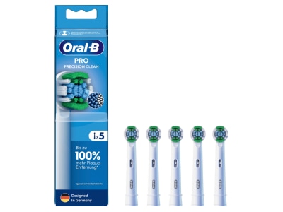 Detailansicht 2 Procter Gamble Braun EB Pro PrecCl 5er Oral B Aufsteckbuerste Mundpflege Zubehoer