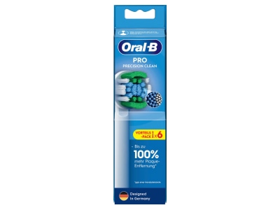 Produktbild Procter Gamble Braun EB Pro PrecCl 6er Oral B Aufsteckbuerste Mundpflege Zubehoer