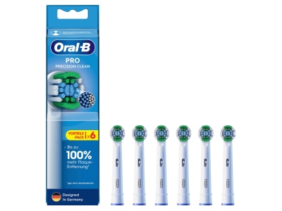 Detailed view 2 Procter Gamble Braun EB Pro PrecCl 6er Toothbrush for shaver
