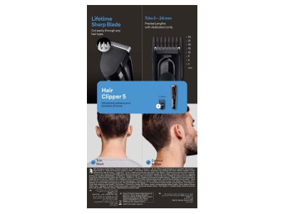 Produktbild Detailansicht 6 Procter Gamble Braun HC5310 Haarschneider HairClipper