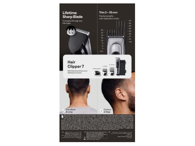 Detailansicht 3 Procter Gamble Braun HC7390 Haarschneider HairClipper