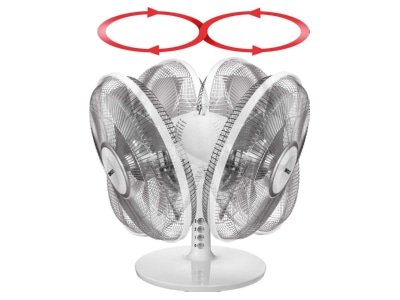 Detailed view 1 Unold 86815 ws si Tabletop fan
