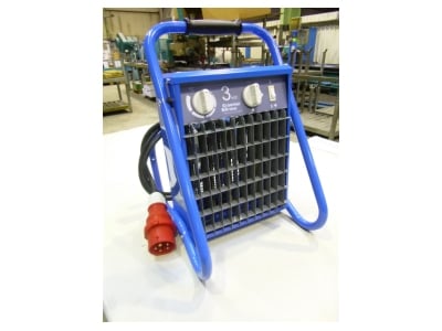 Detailed view Kraemer   Kraus KKHL 93 Fan force heater 9000W 2 step switch