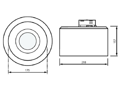 Dimensional drawing Philips Licht TCKTT 20S   38962800 3D LED light 840