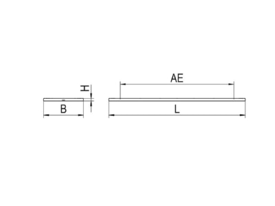 Mazeichnung Ridi Leuchten FEDGE2 PDI1  0637633 LED Pendelleuchte 840  DALI FEDGE2 PDI1 0637633
