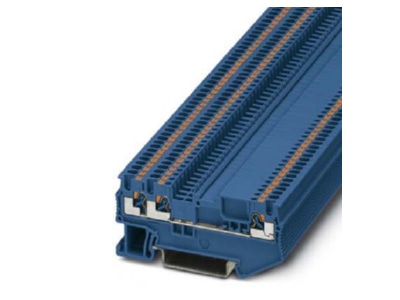 Produktbild 1 Phoenix PT 1 5 S TWIN MTD BU Durchgangsklemme 0 14 1 5qmm B 3 5mm