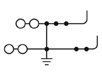 Produktbild 1 Phoenix PTTBS 2 5 TWIN 2P PE Doppelstockklemme 0 14qmm 4qmm gn gelb