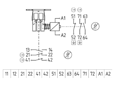 Connection diagram Schmersal AZM 161CC  01187892 Position switch with guard locking AZM 161CC 01187892
