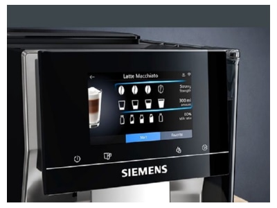 Product image detailed view 3 Siemens SDA TP705D01 gr si Espresso machine
