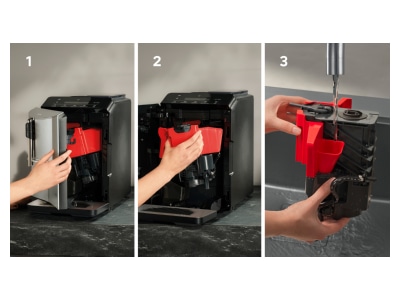 Detailansicht 3 Siemens SDA TF303E07 inix si met Kaffeevollautomat EQ 300