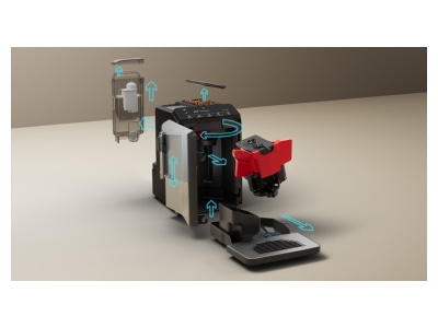 Detailansicht 5 Siemens SDA TF303E07 inix si met Kaffeevollautomat EQ 300
