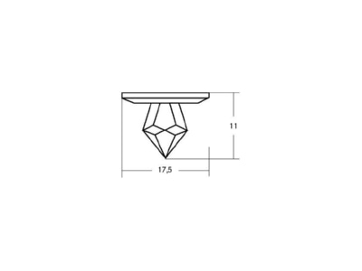 Ma�zeichnung Brumberg 12002034 LED Einbaudownlight 12V 4000K