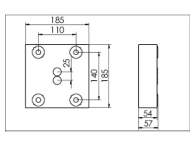 Ma�zeichnung Ridi Leuchten MIREFA  SPG0330312AQ LED Downlight 840  DALI 2  schwarz MIREFA SPG0330312AQ