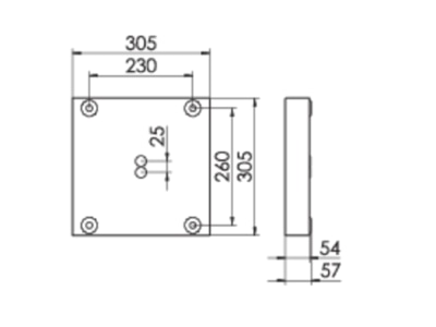 Strichzeichnung Ridi Leuchten MIREFA  SPG0330323AQ LED Downlight 840  DALI 2  schwarz MIREFA SPG0330323AQ