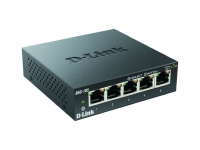 Product image 1 DLink DGS 105 E Network switch 010 100 Mbit ports
