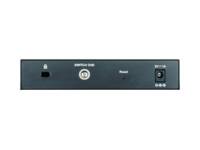 Back view DLink DGS 1100 08V2 E Network switch