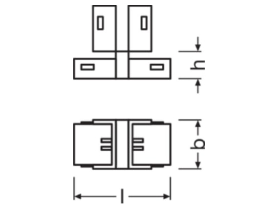 Dimensional drawing Ledvance LSAY CSD P2 P  VE2  Accessory for light rope