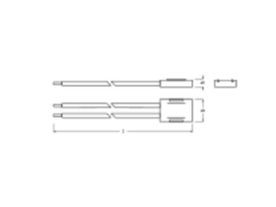 Dimensional drawing Ledvance LSAYPFMCPP2500COB  VE2  Accessory for light rope