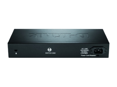 Back view DLink DGS 1210 10 E Network switch