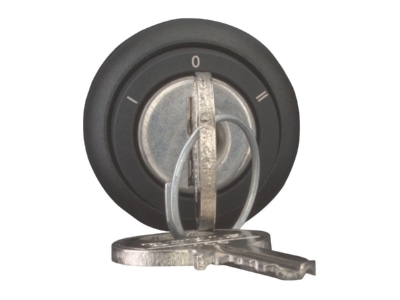 Front view 2 Eaton M22S WRS3 RS Key actuator black IP66

