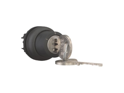 Product image view on the right 1 Eaton M22S WRS3 RS Key actuator black IP66
