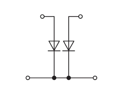 Circuit diagram WAGO 870 542 281 488 Diode module