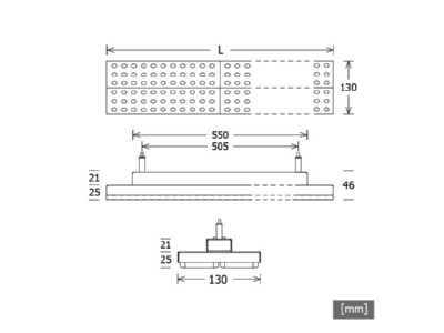 Mazeichnung LTS LUZD23105840BWDALIsi LED Pendelleuchte 840  DALI  si