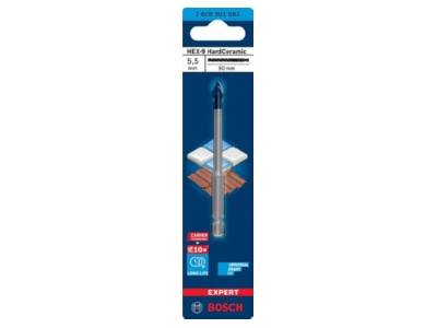 Produktbild 1 Bosch Power Tools 2608901683 EXPERT HEX 9 HardCeramic Bohrer