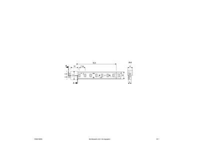 Dimensional drawing EVN IC6824162802 Light ribbon  hose  strip 24V white