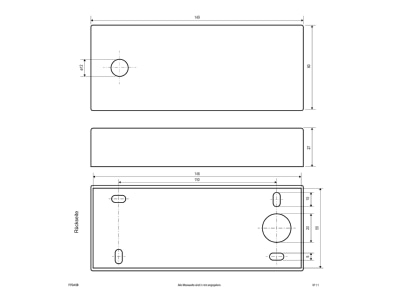Dimensional drawing EVN PPDASB Canopy 