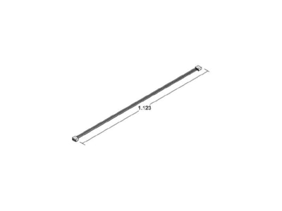 Dimensional drawing Brumberg 81011120 Accessory for luminaires