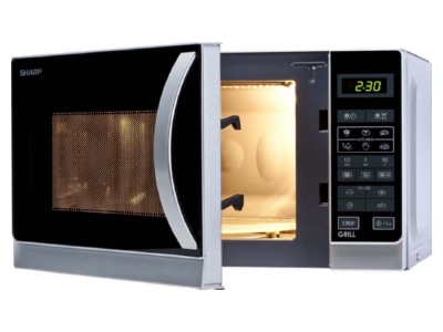Detailansicht Sharp R642INW Vestel DE Mikrowelle 2in1 20L 800 1000W