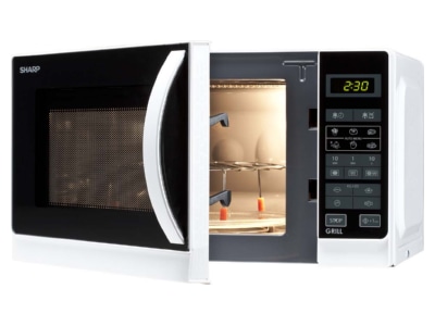 Detailansicht Sharp R642WW Vestel DE Mikrowelle 2in1 20L 800 1000W