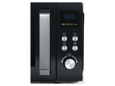 Detailed view 2 Severin MW 7752 sw Microwave oven 25l 900W black
