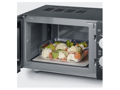 Detailansicht 1 Severin MW 7761 sw Mikrowelle Solo 800W
