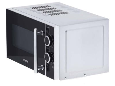 Ansicht schrg 2 Severin MW 7771 sw si Mikrowelle m Grill 700 900W