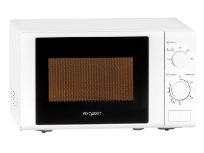 Ansicht schrg 1 EXQUISIT MW 900 030 ws Mikrowelle 700W 20L