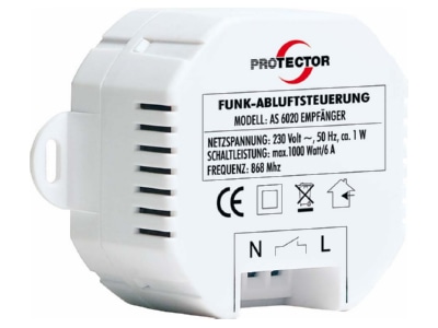 Produktbild Atek AS 6020 3 Einb  Funk Abluftsteuerung