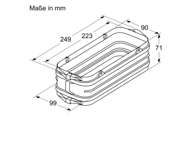 Mazeichnung Siemens MDA HZ9VDSS1 Verbindungsmanschette female