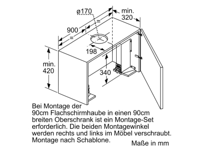 Mazeichnung 6 Siemens MDA LI99SA684 Flachschirmhaube 