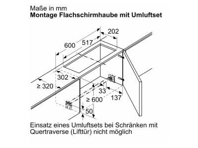 Mazeichnung 1 Siemens MDA LZ11ITD11 Long Life Umluftset extern 