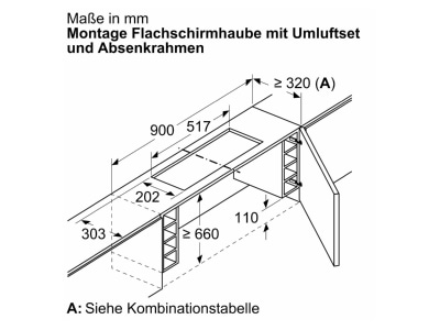 Mazeichnung 5 Siemens MDA LZ11ITD11 Long Life Umluftset extern 