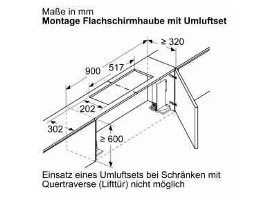 Mazeichnung 9 Siemens MDA LZ11ITD11 Long Life Umluftset extern 