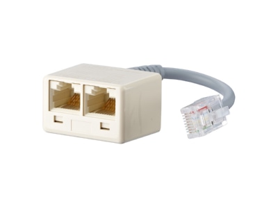 Product image Metz WE8 WE8 4 WE 4  0 1m Adapter RJ45 8 8    2x RJ45 8 4 
