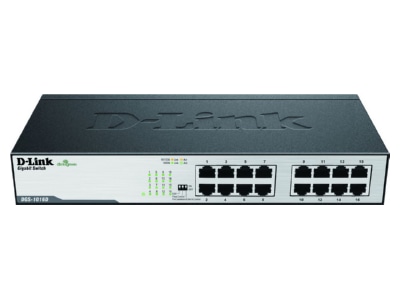 Product image 2 DLink DGS 1016D E 16 Port Gigabit Switch 16x1000Mbit Twisted Pair  DGS 1016D  E
