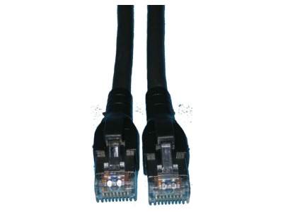 Produktbild CommScope AMP Netconn TN 6000A sw 1 0m Patchkabel Kat 6A S FTP RJ45 RJ45  schwarz