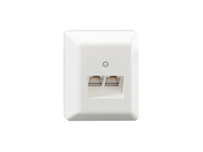 Product image 1 Rutenbeck UAE Cat6Aiso8 8UAprw RJ45 8 8  Data outlet 6A  IEC  white
