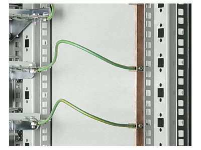 Detailansicht Rittal DK 7547 000  VE1Set  Erdungsschiene Cu  Laenge 1800mm DK 7547 000  Inhalt  1Satz 
