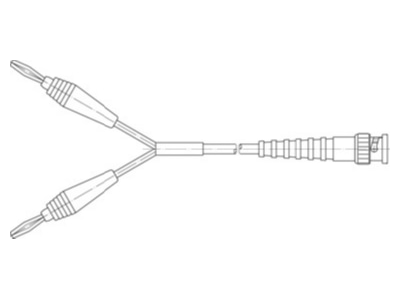Ma�zeichnung 1 Telegaertner L00010A1845 HF Kabel 1m