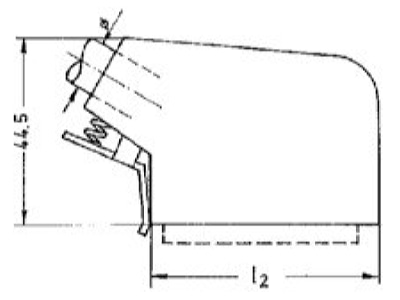 Mazeichnung 1 Telegaertner H00032A0942 Gehaeuse 30 39 verriegelb Met